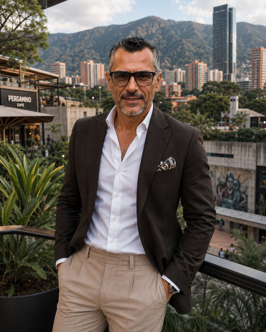 Emiliano en Medellín, primer chef de Sicilia en Casa